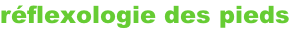 réflexologie des pieds